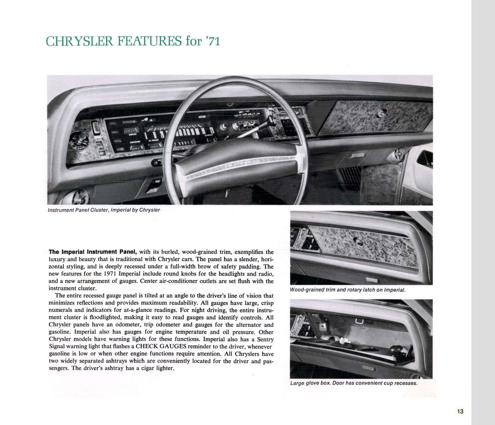 1971 Chrysler Features Brochure Page 40